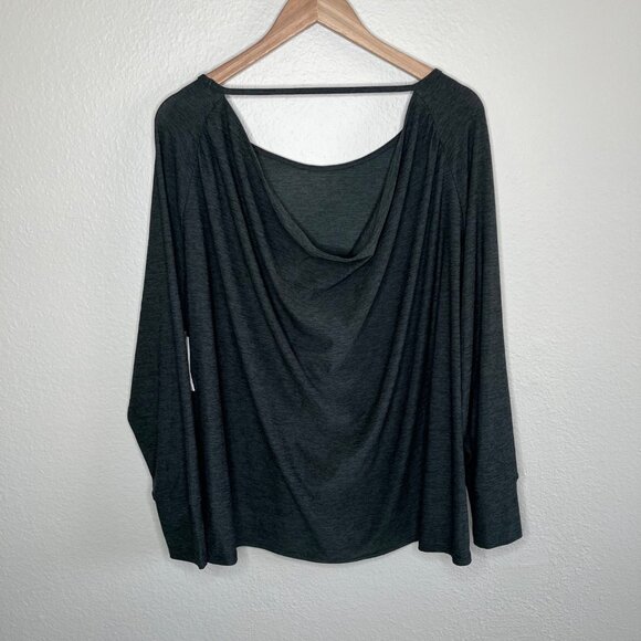 Spanx SkySoft Open Back Moisture Wicking Long Sleeve top 2X 50879R - Picture 9 of 12